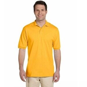 3 men’s shirt Spotshield Gold yellow size L.